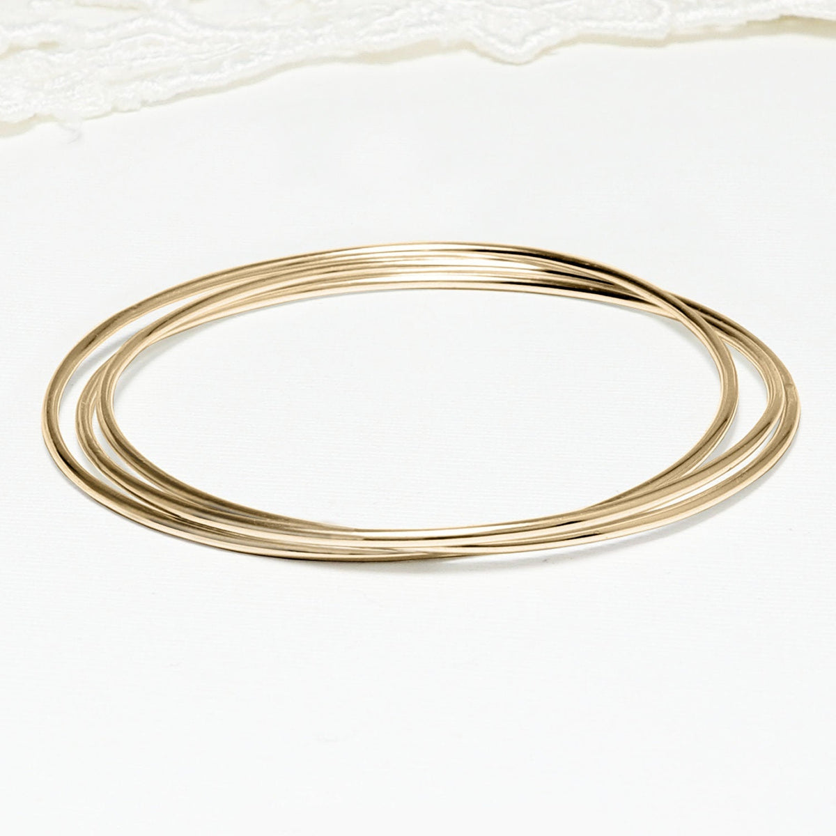 Interlocking bangle bracelets sale