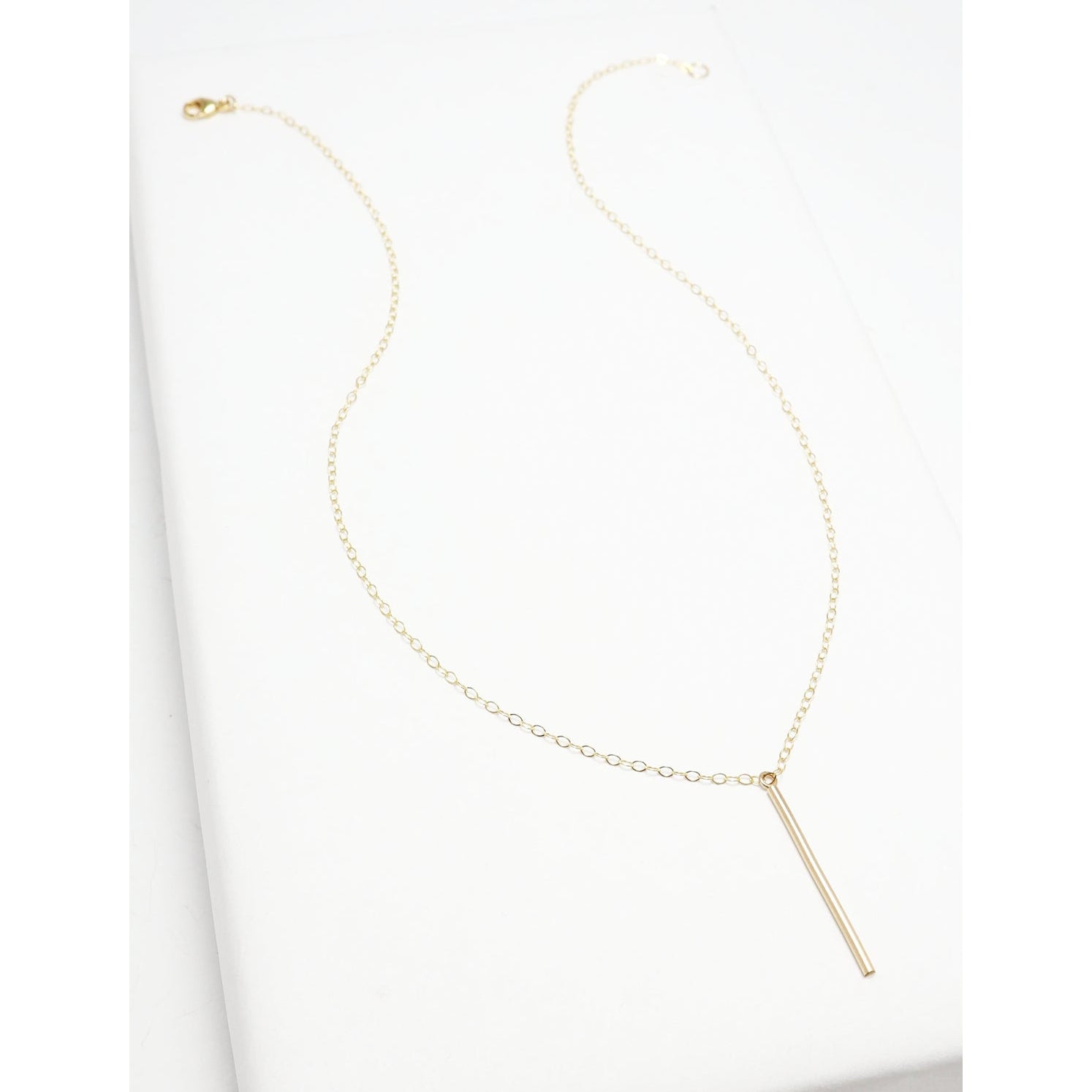 Accent Vertical Bar Necklace