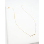 Accent Short Flat Beaded Necklace