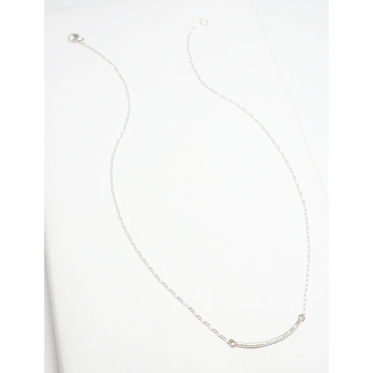 Accent Short Curved Dotted Necklace