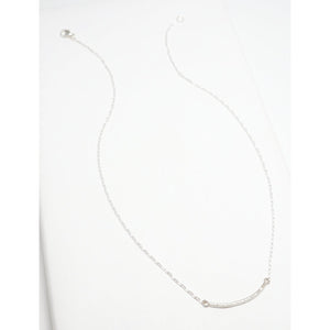 Accent Short Curved Dotted Necklace