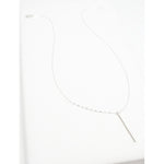 Accent Vertical Bar Beaded Long Necklace