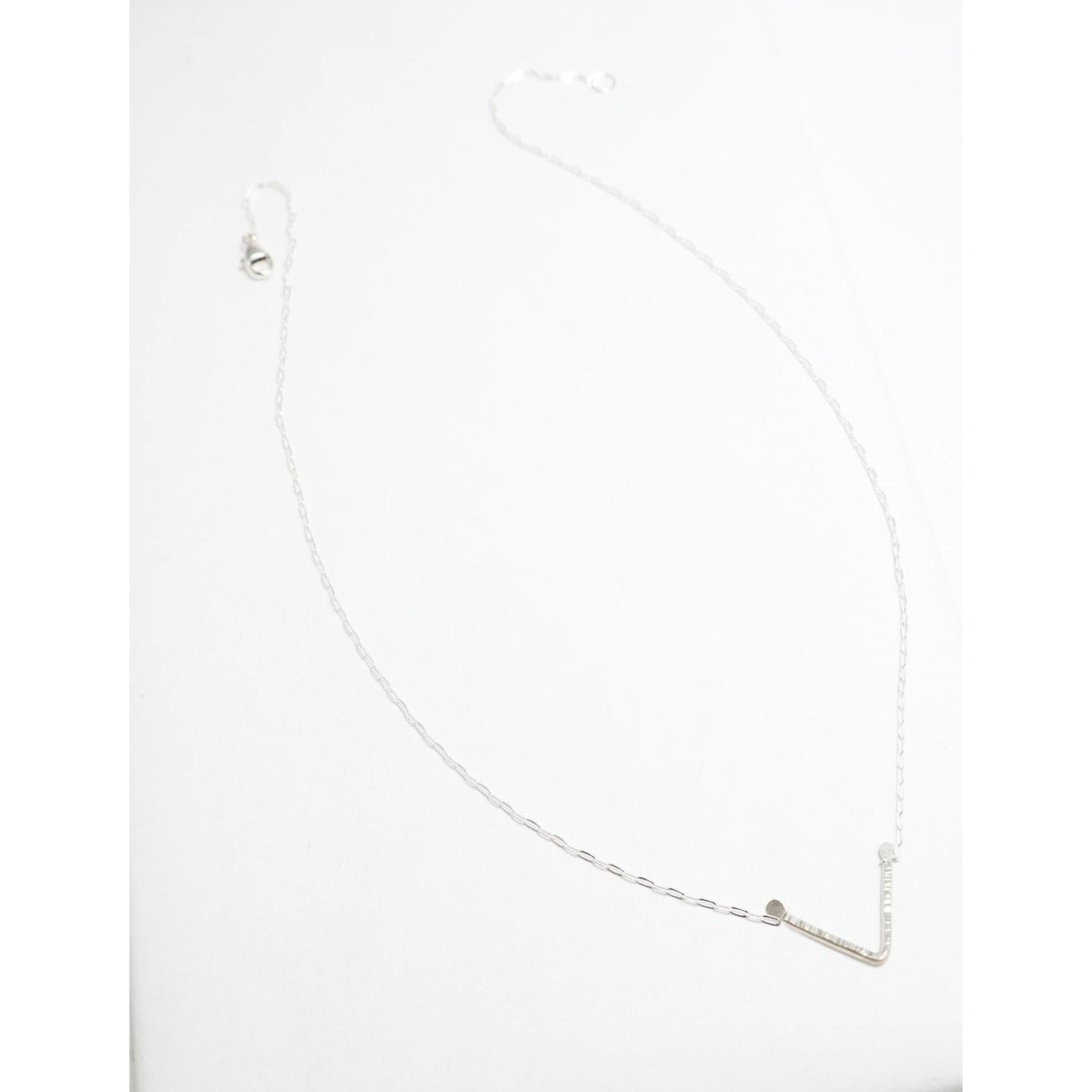 The Moxie Line Hammered Necklace
