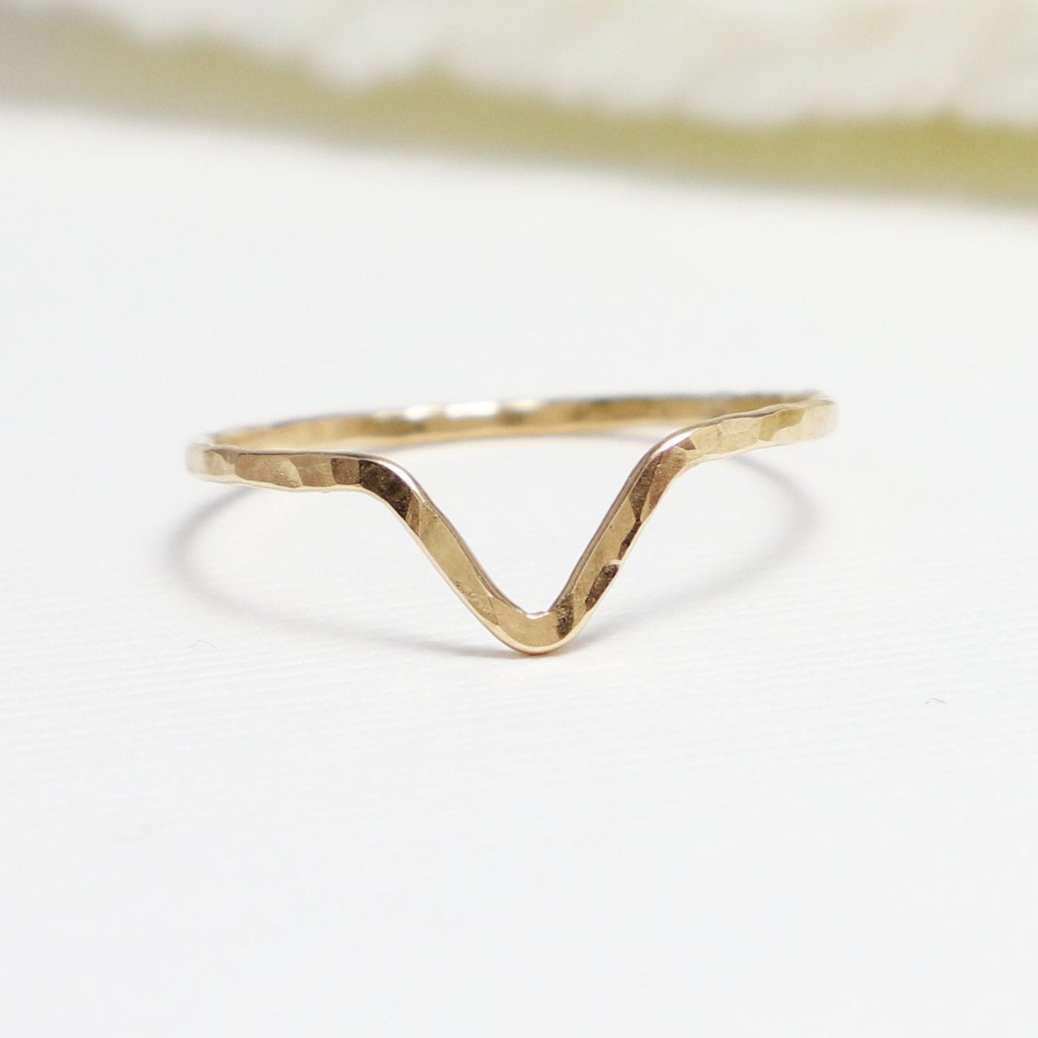 Moxie Hammered Ring