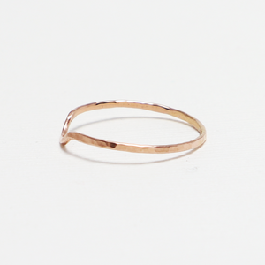 Mettle Hammered Ring