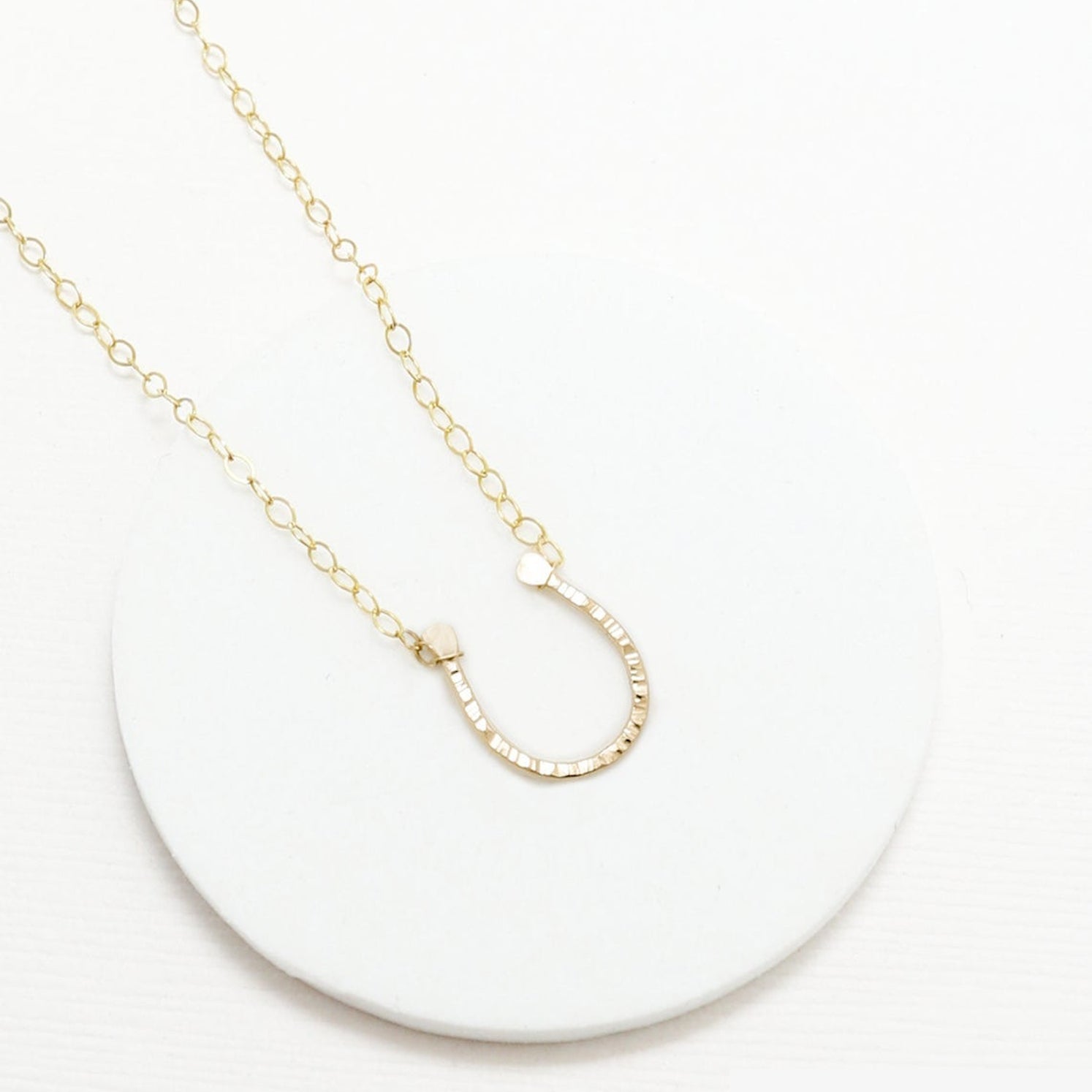7thHeaven Line Hammered Necklace