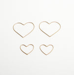 Heart Hoop 14K Gold-Filled Earrings