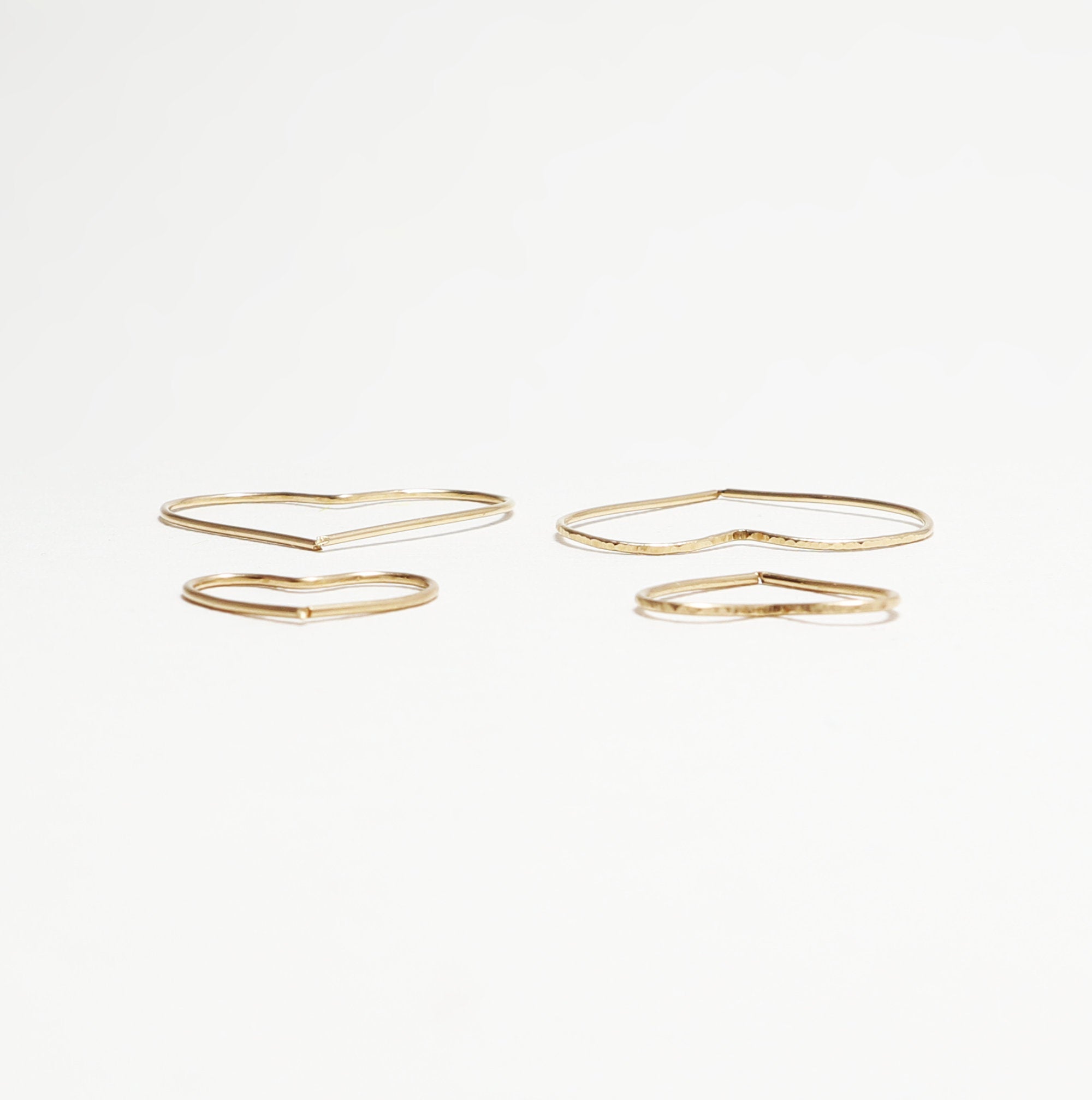 Heart Hoop 14K Gold-Filled Earrings