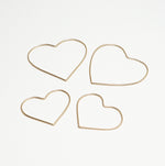Heart Hoop 14K Gold-Filled Large Earrings
