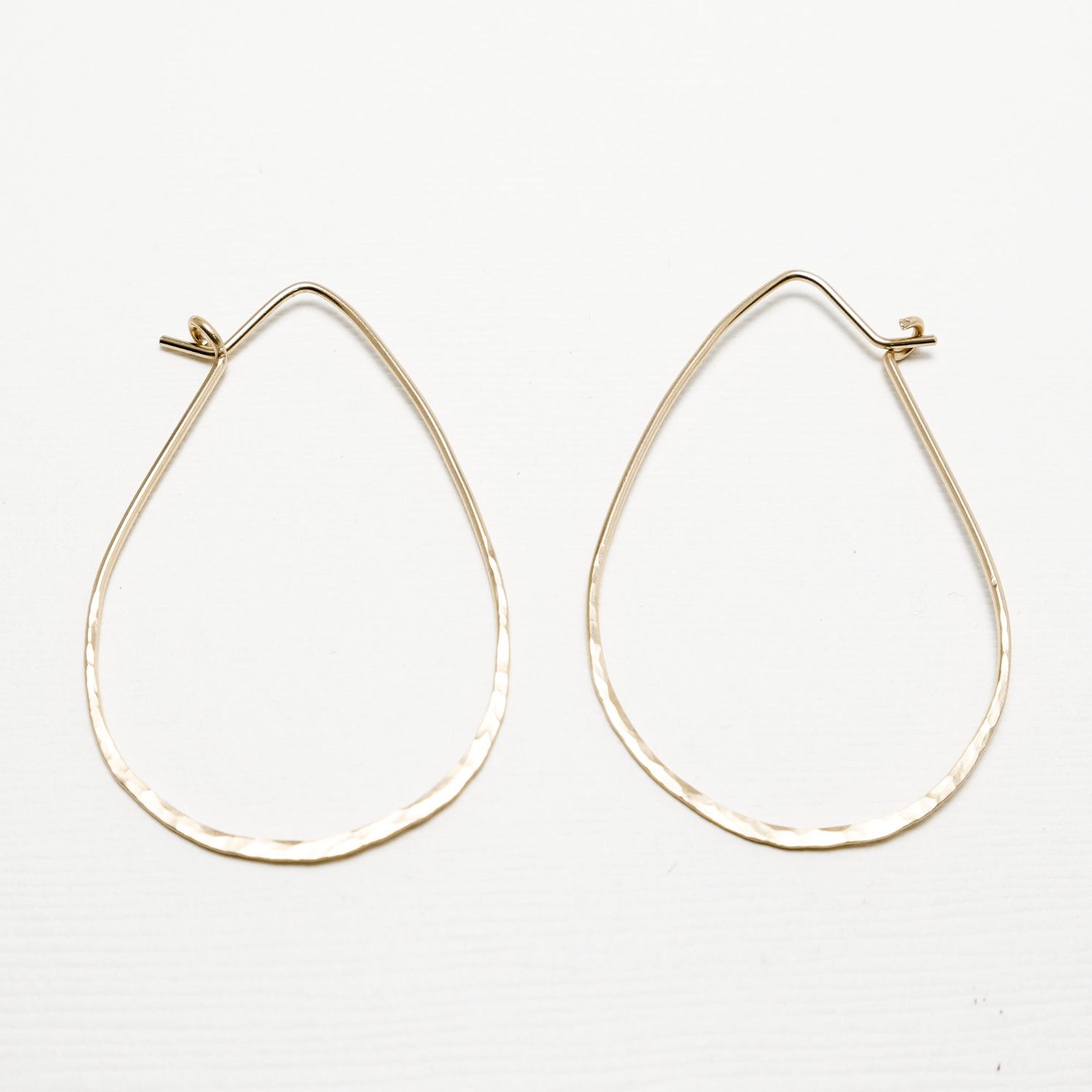 Evermore Large Hammered Earrings