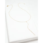 Accent Y-Style Flat Beaded Necklace