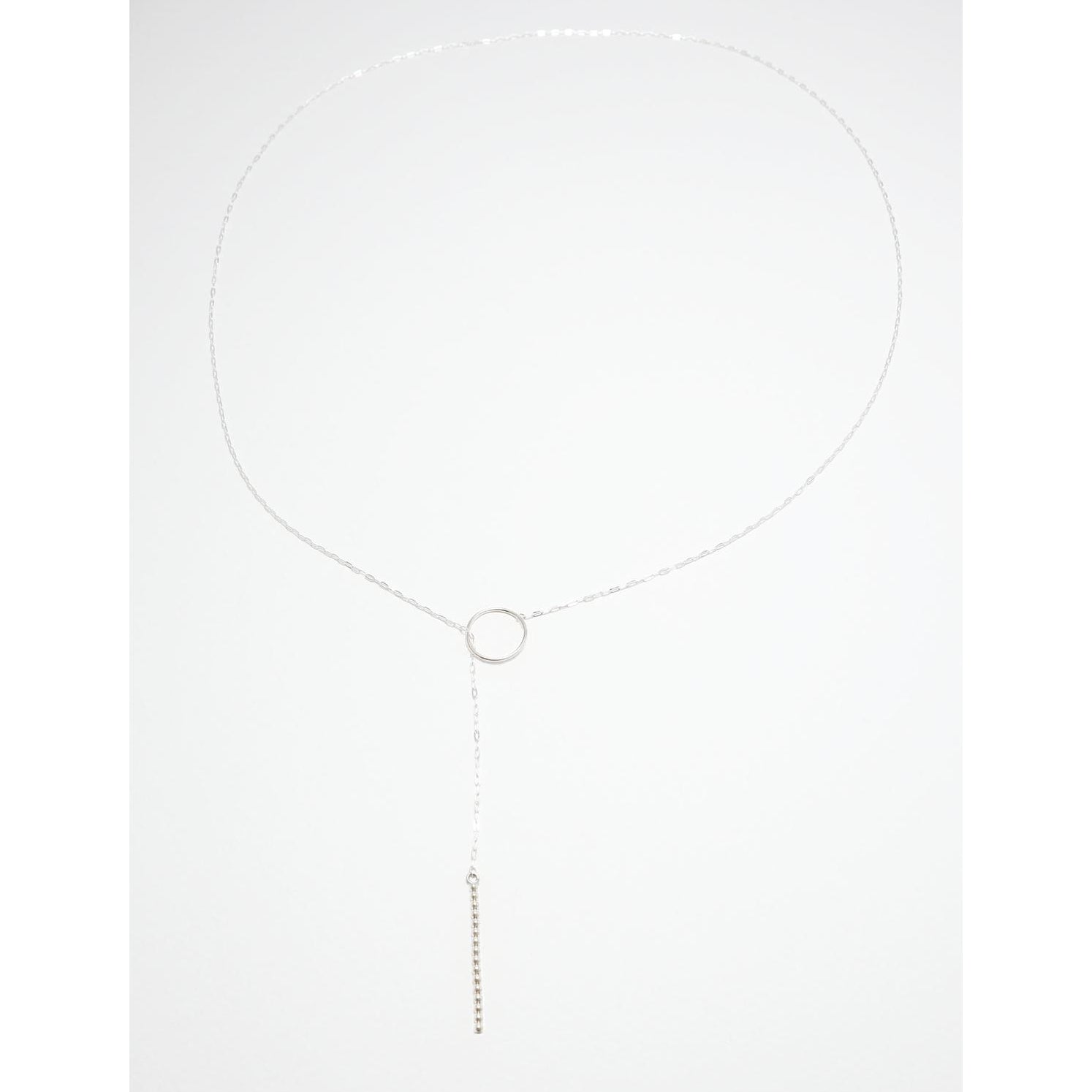 Accent Lariat Beaded Necklace
