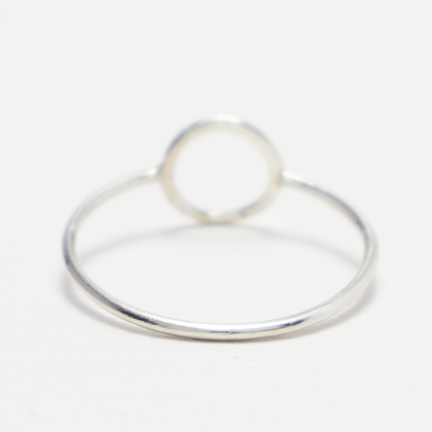 Unity Circle Hammered Ring
