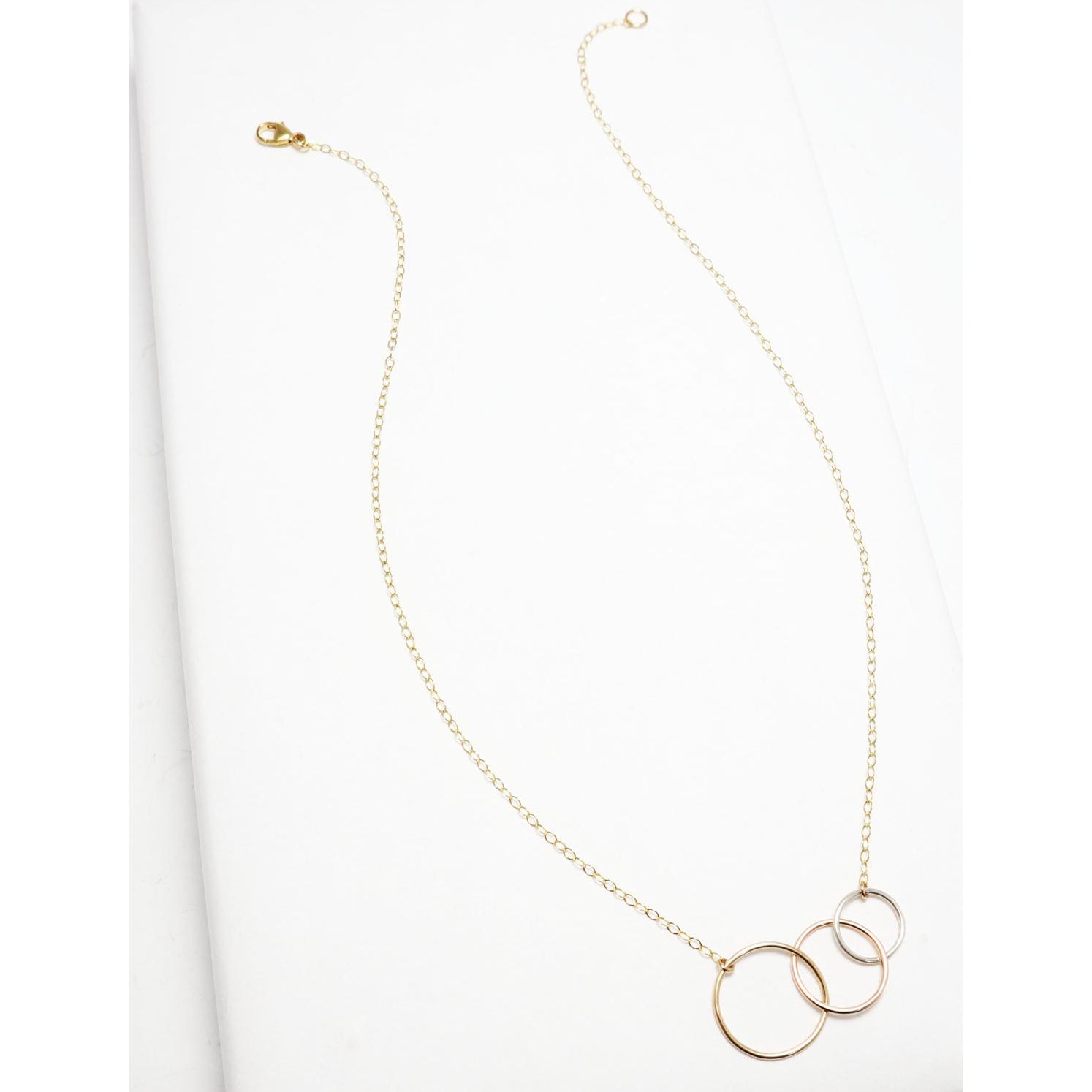 Unity Interlocking Circle Necklace No. IV