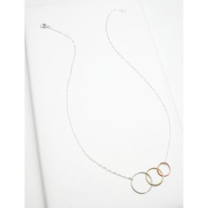 Unity Interlocking Circle Necklace No. IV