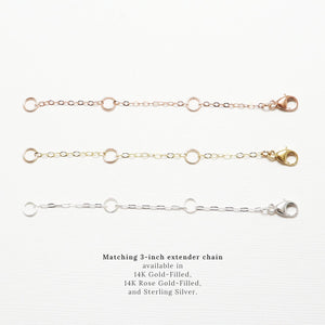 Unity Linked Dainty Circle Gold Necklace