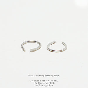 7thHeaven Side Arc Earrings
