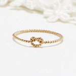 Unity Small Knot Twist Ring